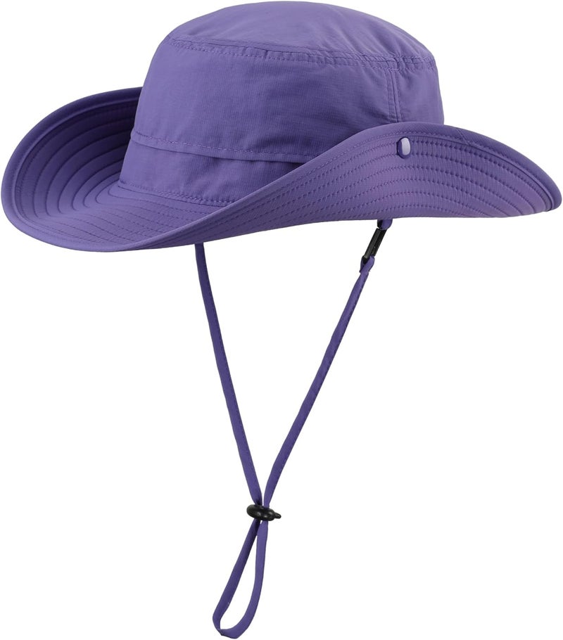 Connectyle Sun Hat for Men Women Outdoor UV Protection Safari Hat for Fishing Hiking Gardening Breathable Cowboy Hat UPF50 - Image 2